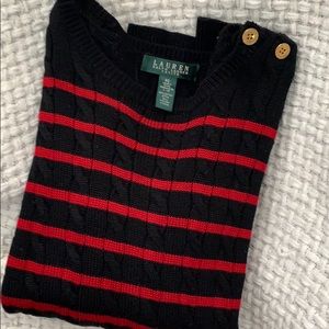 Lauren by Ralph Lauren PS striped sweater